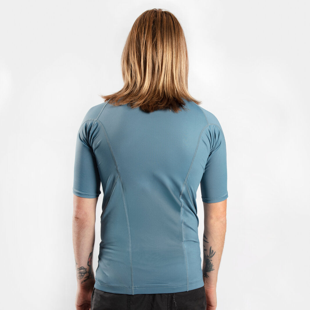 UV Protection Flatlock Short Sleeve Rash Vest