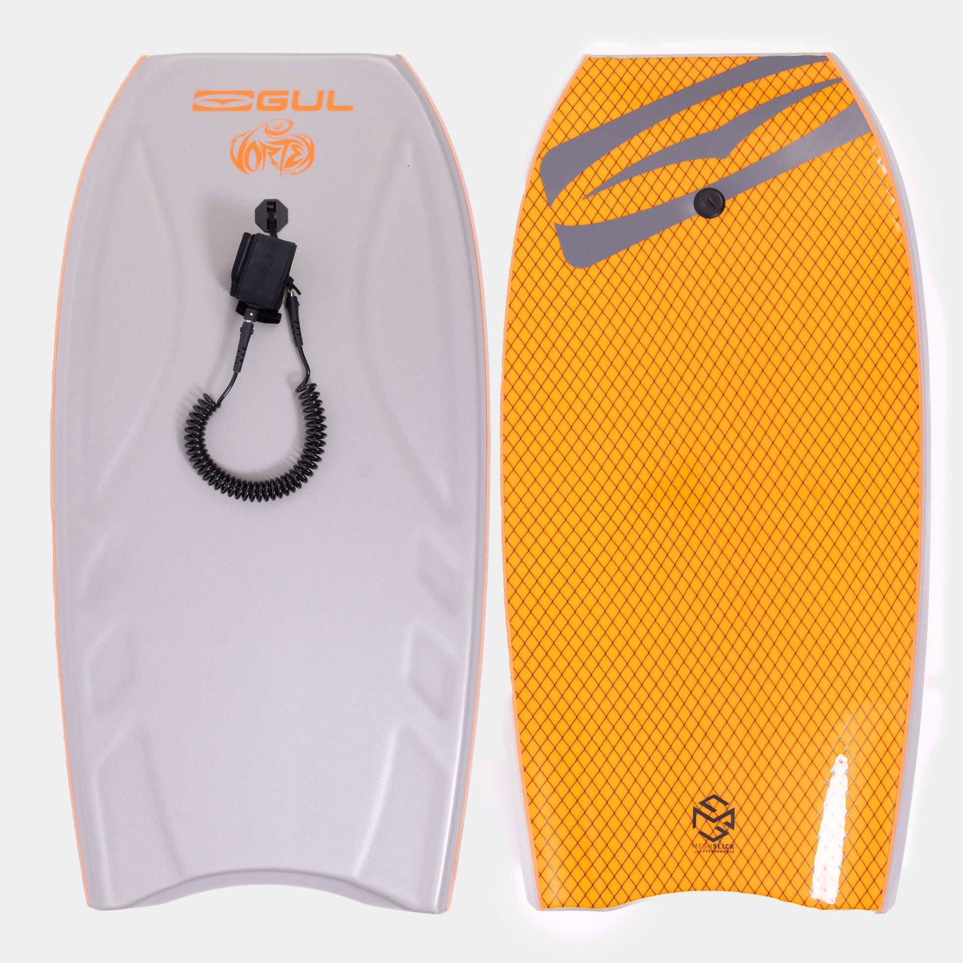 VORTEX 42INCH PRO BODYBOARD DOUBLE COIL LEASH