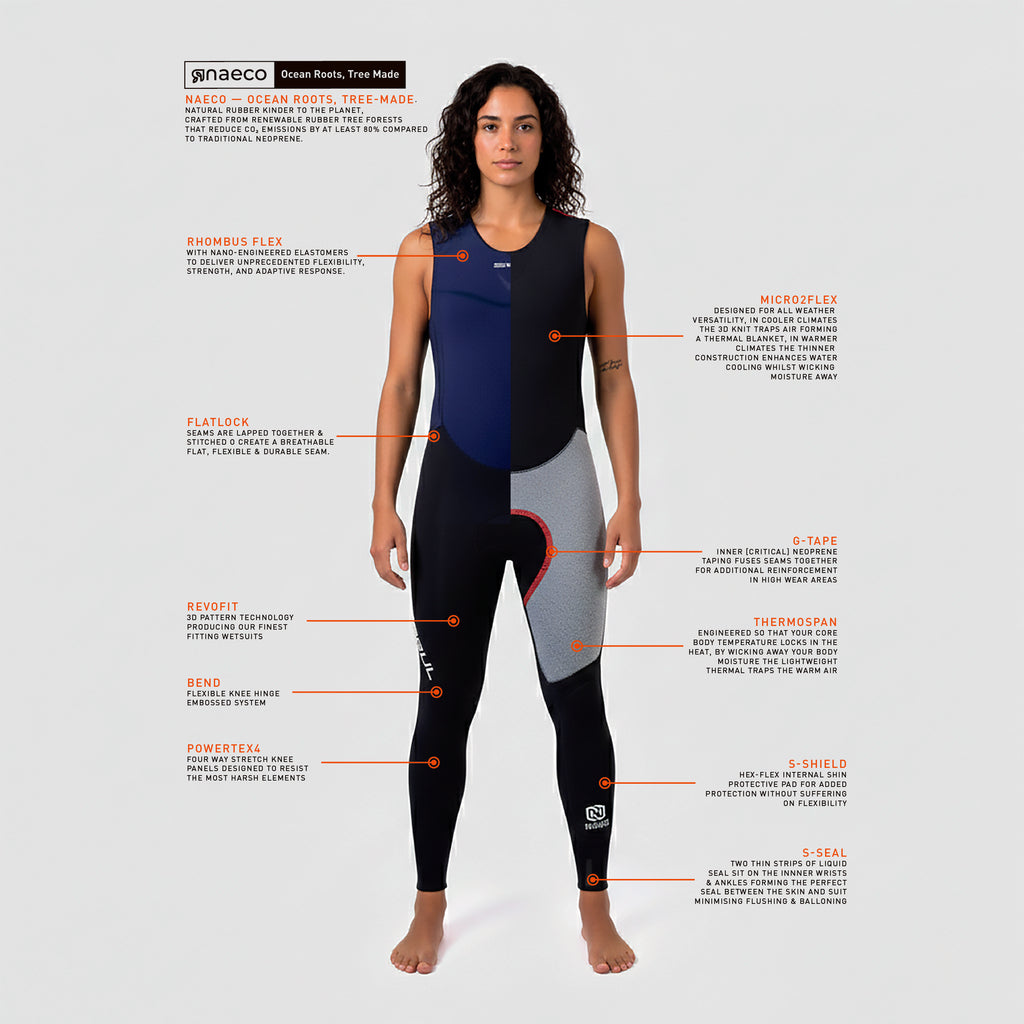 CODE ZERO 1MM NAECO WOMENS FL LONG JANE