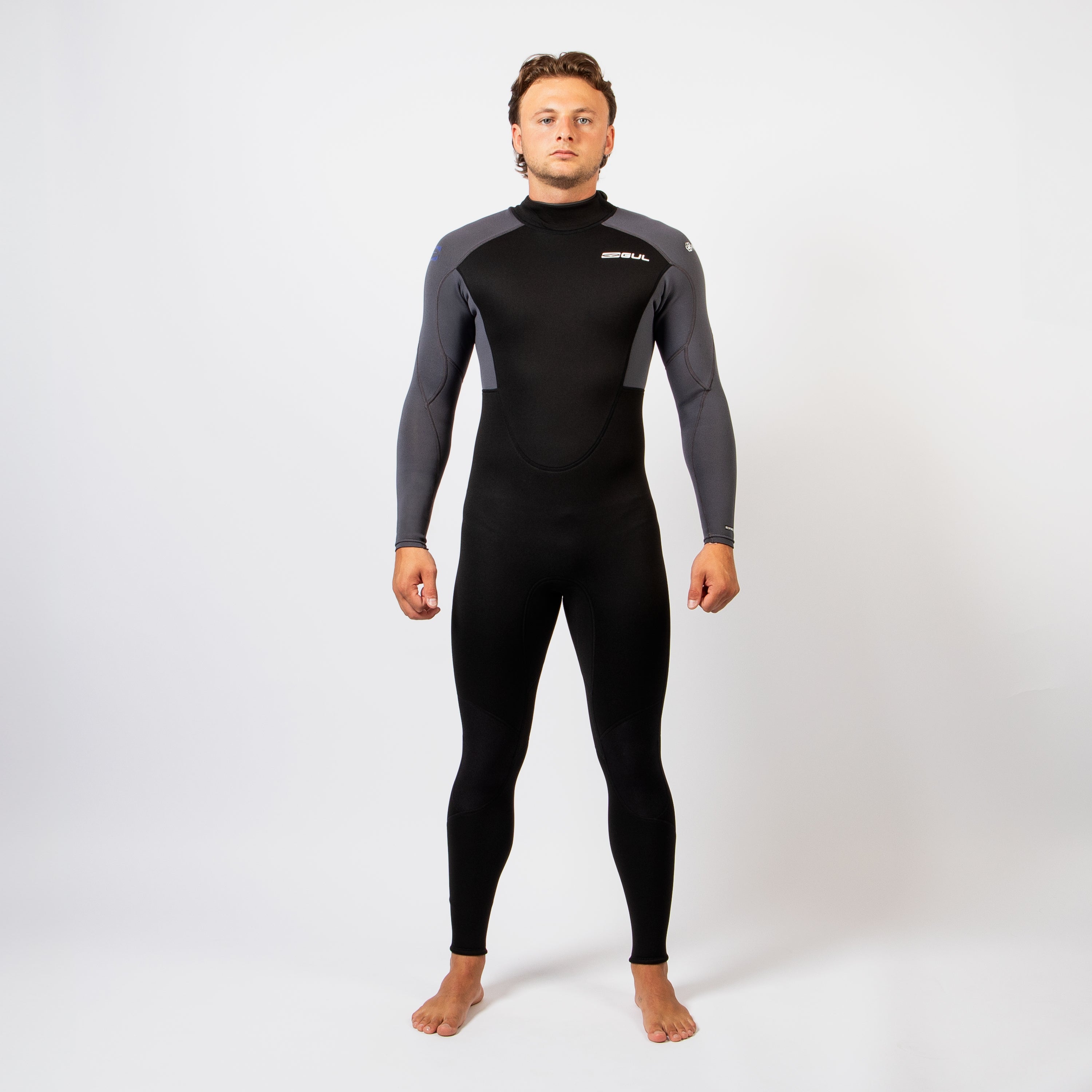 GUL Mens Response 3/2Mm Flatlock Natur Back Zip Full – Gul.com
