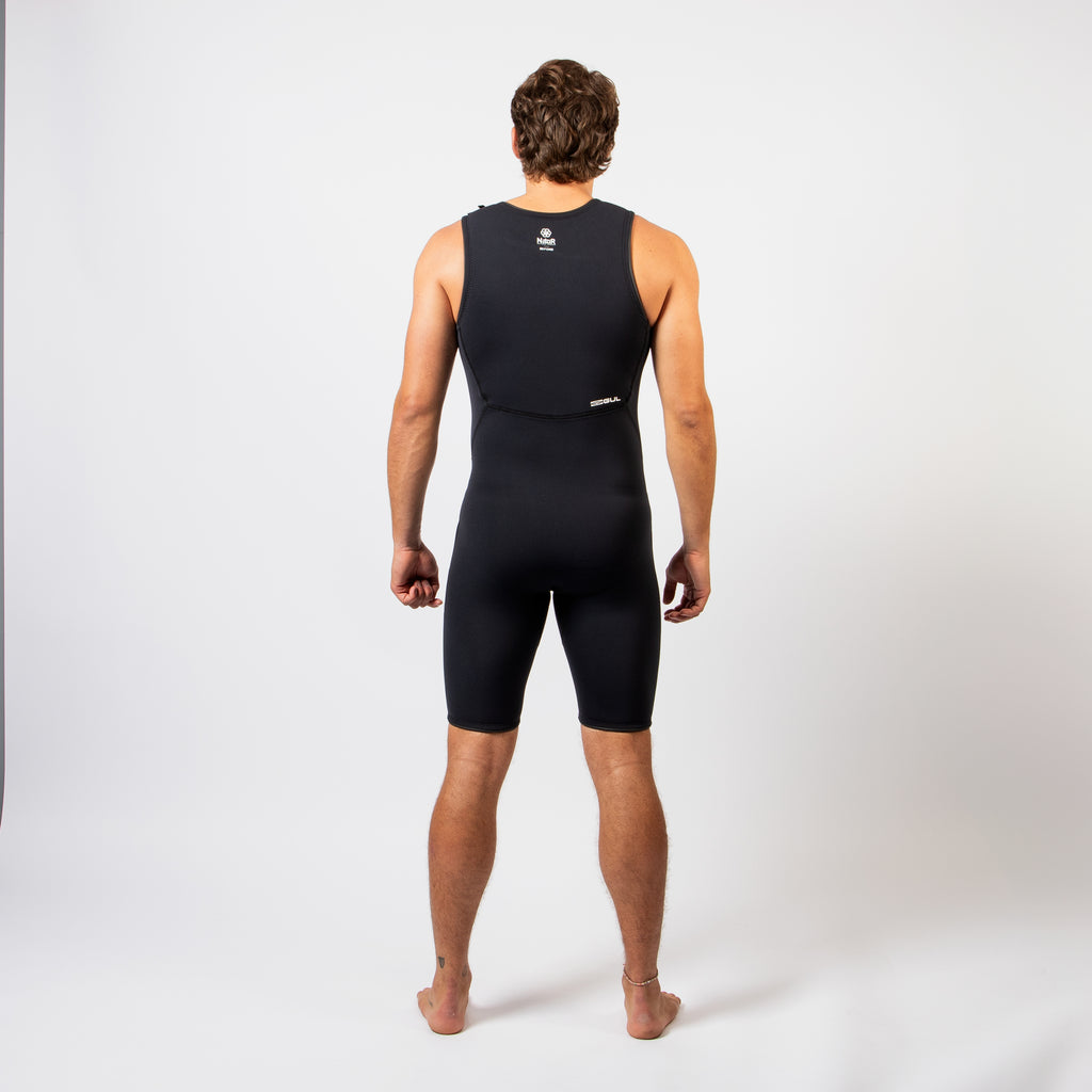 MENS RESPONSE 3MM FLATLOCK NATUR SHORTJOHN WETSUIT