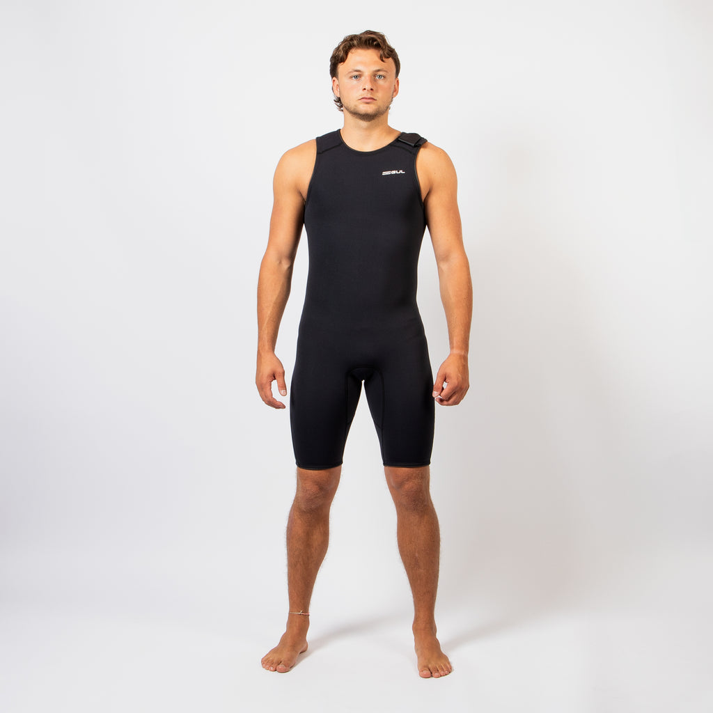 MENS RESPONSE 3MM FLATLOCK NATUR SHORTJOHN WETSUIT