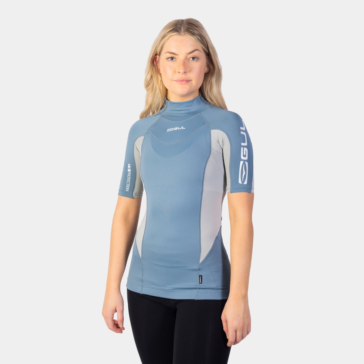 UV Protection Flatlock Short Sleeve Rash Vest