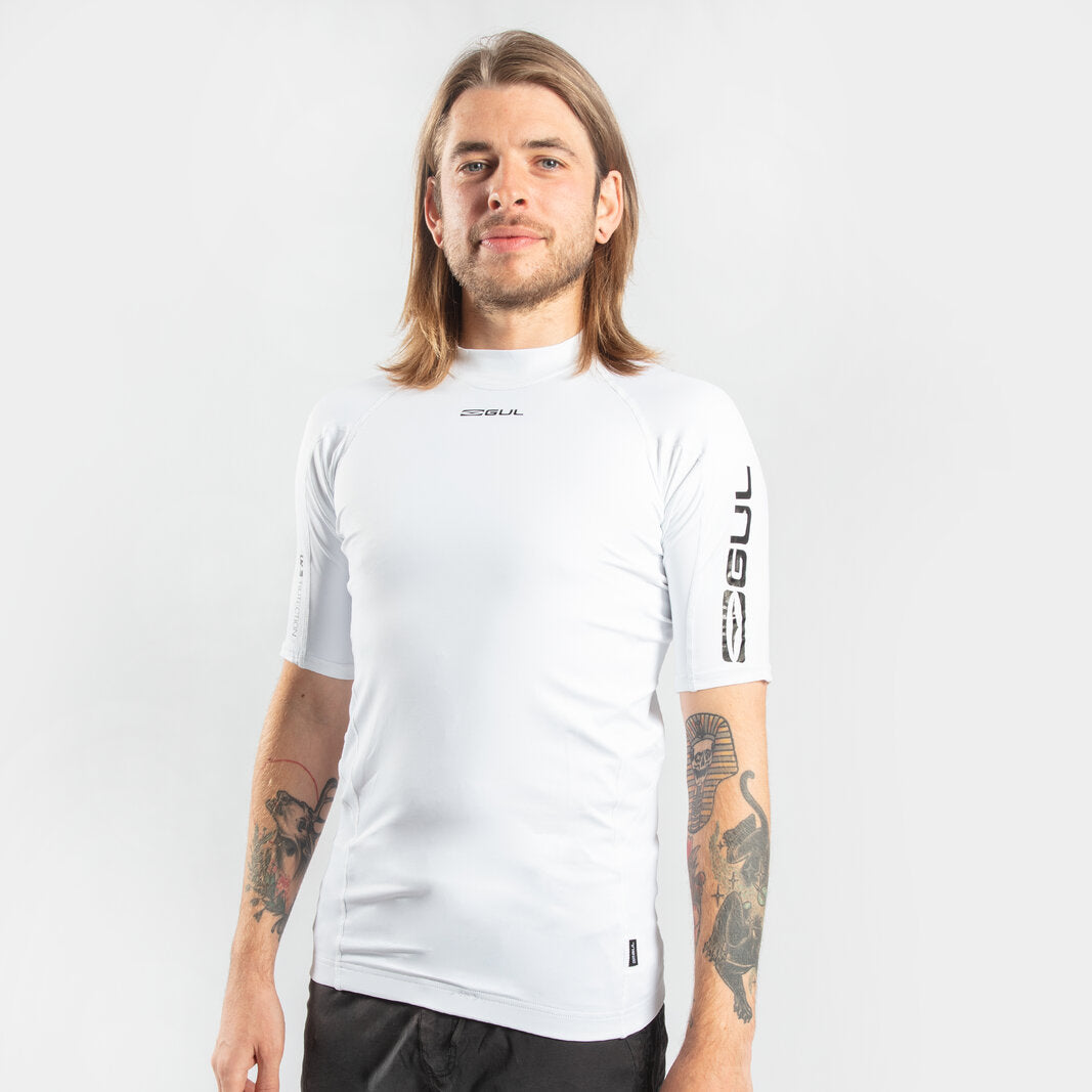 UV Protection Flatlock Short Sleeve Rash Vest